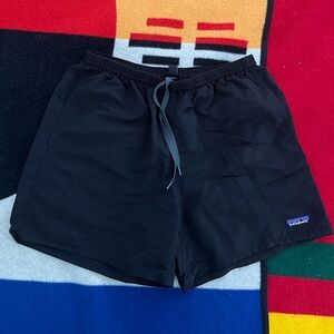 Patagonia 5" Baggies Black Men's Shorts Size L